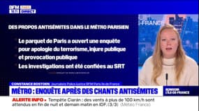 Une enquête ouverte après des chants antisémites dans le métro parisien
