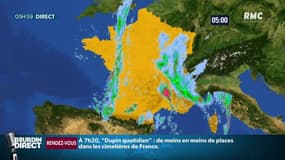 Météo: vigilance levée partout sauf sur le Var. Tout le monde aura de la pluie. Températures de saison.