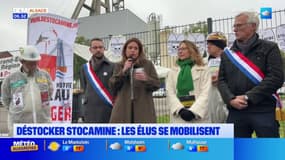 Stocamine : Marine Tondelier participe à une mobilisation aux Mines de Potasse