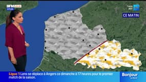 Météo Nord-Pas-de-Calais: de la pluie et des éclaircies ce vendredi, il fera jusqu'à 27°C à Cambrai et 20°C au Touquet