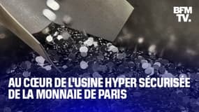 TANGUY DE BFM - Au cœur de l'usine hyper sécurisée de la Monnaie de Paris en région bordelaise