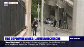 Tirs de plombs à Nice: l'auteur toujours recherché samedi