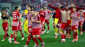 Célébration Olympiakos