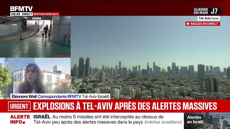 Guerre au Moyen-Orient: les alertes s'arrêtent à Tel-Aviv (Israël) en attendant une prochaine salve de missiles