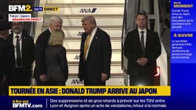 Donald Trump arrive au Japon, deuxième étape de sa tournée en Asie