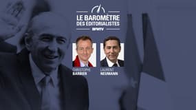 Le baromètre des éditorialistes de BFMTV, après la démission de Gérard Collomb.