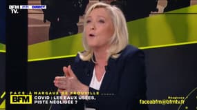 Covid-19: Marine Le Pen "ne comprend pas" pourquoi le gouvernement n'a pas plus exploré la piste des eaux usées