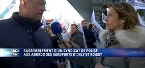 Mouvement de protestation de la police aux frontières d’Orly