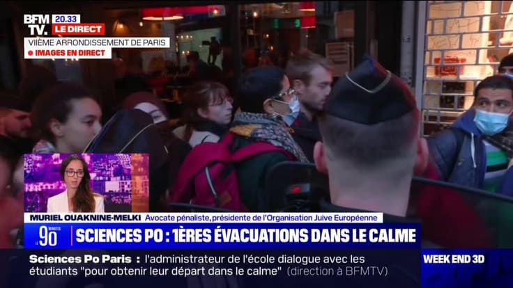 Blocage de Sciences Po Paris: Muriel Ouaknine-Melki (présidente de l'Organisation juive européenne) dénonce "des personnes qui essayent de créer le chaos social en plein cœur de Paris"