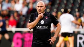 Pierre Mignoni pour son dernier match avec Lyon, le 5 juin 2022