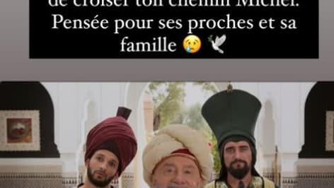 L'hommage de Kev Adams à Michel Blanc, le 4 octobre 2024.