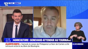 Yannick Fialip (FNSEA), sur la nomination d'Annie Genevard au ministère de l'Agriculture: "Au-delà du casting et des discours, on attend des actes"