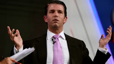 Donald Trump Junior, le fils aîné de Trump et vice président de la Trump Organisation, à New Delhi, le 23 février 2018