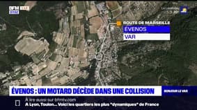 Var: un motard meurt dans une collision à Évenos
