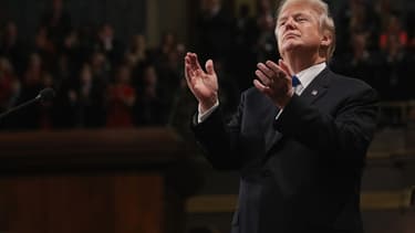 Donald Trump a vanté sa politique économique devant le Congrès américain.