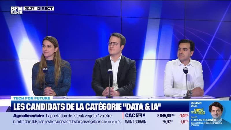 Tech For Future : les candidats de la catégorie "Data & IA" - 05/03