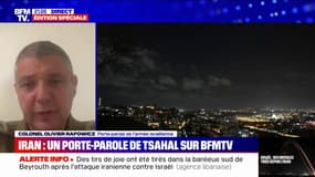 Missiles iraniens tirés sur Israël: "L'État d'Israël va réagir", affirme le porte-parole de Tsahal, Olivier Rafowicz