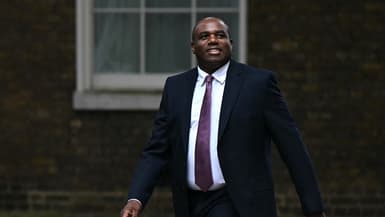 Le ministre britannique des Affaires étrangères, David Lammy, à Londres peu avant sa nomination le 5 juillet 2024