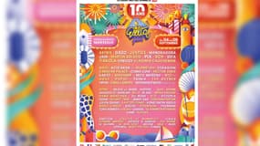 La programmation de la 10e édition du Delta Festival à Marseille, prévu du 4 au 8 septembre 2024. 