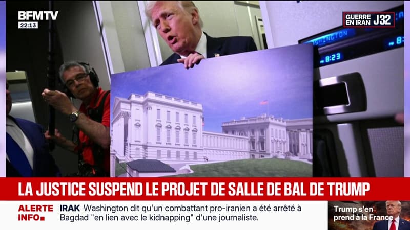 États-Unis: un juge ordonne la suspension de la construction de la salle de bal de Donald Trump à la Maison Blanche