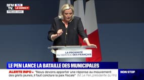 Marine Le Pen: "Il faut lutter contre le sentiment de dépossession et de spoliation du patrimoine national"