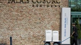 Le Palais Coburg à Vienne, où ont lieu les négociations sur le nucléaire iranien, le 7 juillet 2015
