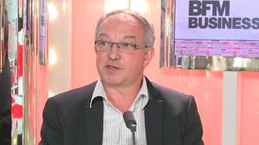 Eric Aubin, secrétaire confédéral de la CGT en charge des retraites, était l'invité de BFM Business, lundi 25 mars.