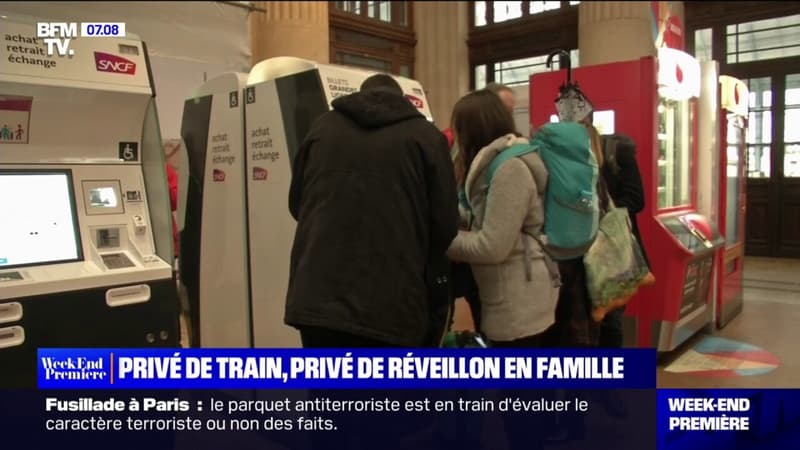 Grève SNCF: ces usagers privés de réveillon en famille