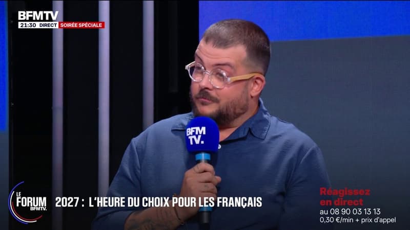 FORUM BFMTV - Candidature de Marine Le Pen à la présidentielle: "Au-delà de l'arsenal juridique, c'est une question éthique", affirme Benoît, chef d'entreprise