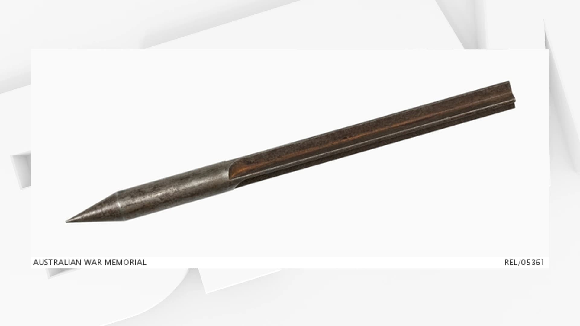 Fléchette aérienne en acier fabriquée en Allemagne pendant la Première Guerre Mondiale
