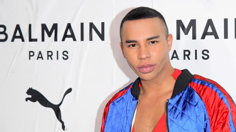 Le directeur artistique de Balmain Olivier Rousteing en 2019.