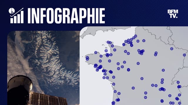 CARTE. Thomas Pesquet a-t-il photographié votre ville ou votre région depuis l'espace?