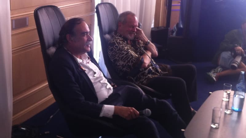 Paulo Branco et Terry Gilliam à Cannes en 2016