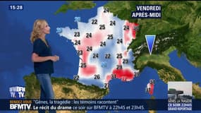 La météo pour ce vendredi 17 août 2018