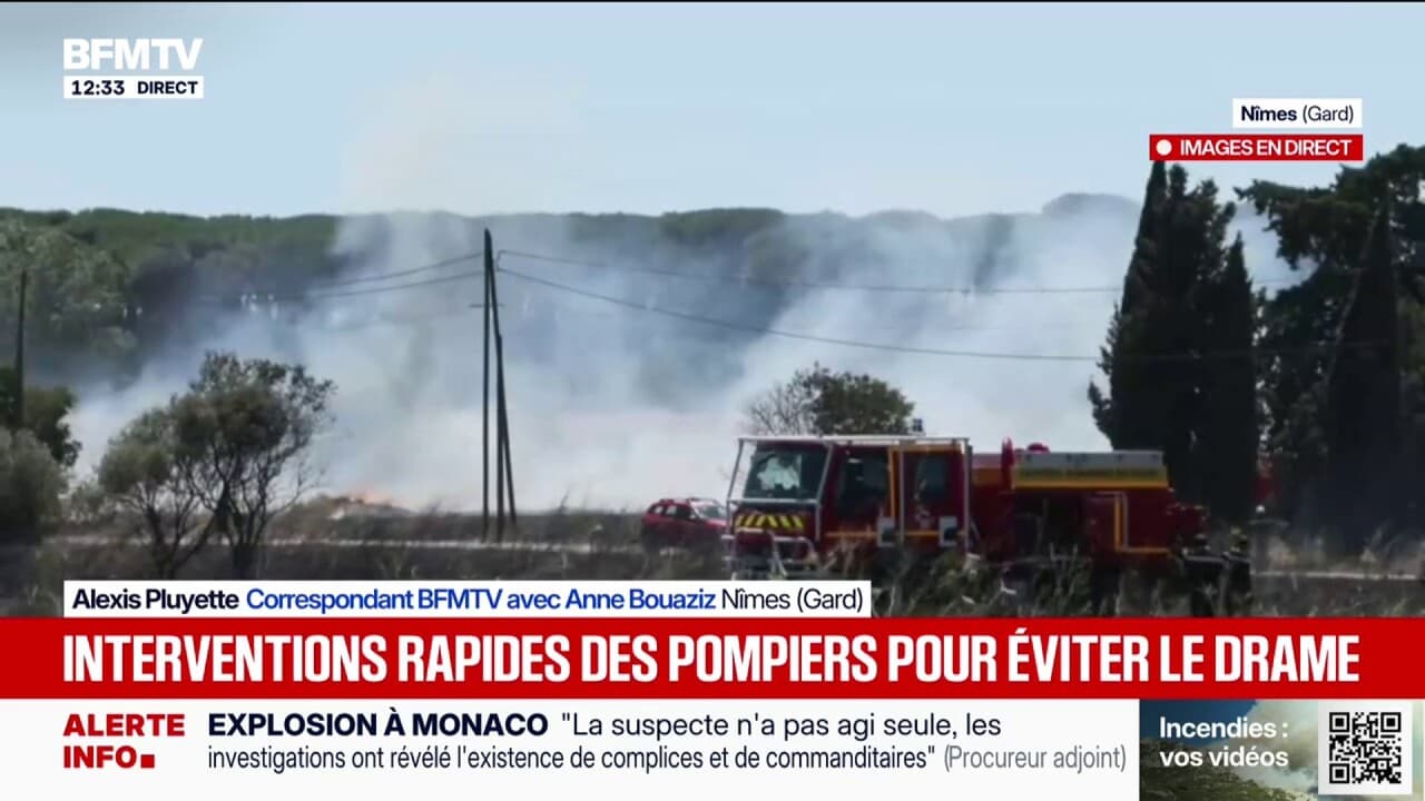 Incendies: un nouveau départ de feu près de Nîmes