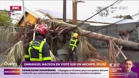 Mayotte: Emmanuel Macron en visite sur un archipel dévasté