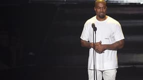 Kanye West sur la scène de MTV Video Music Awards en août 2016.