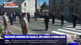 Bataille de France: Emmanuel Macron honore Charles de Gaulle