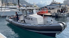L'embarcation "Saint-Georges" de la police maritime de Monaco.
