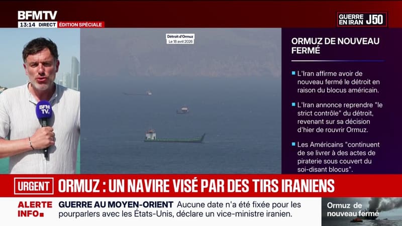 Guerre au Moyen-Orient: un pétrolier visé par des tirs iraniens dans le détroit d'Ormuz