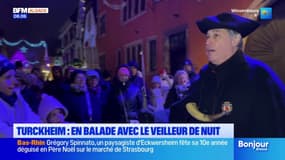 À Turckheim, le veilleur de nuit ravit les touristes