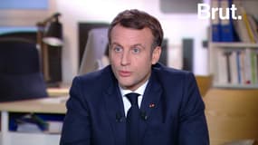 Emmanuel Macron sur Brut.