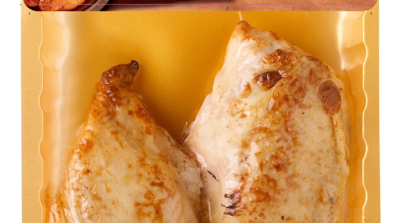 Les filets de poulet rôti Le Gaulois affichent l'Origin'info