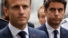 Gabriel Attal et Emmanuel Macron le 13 octobre 2023