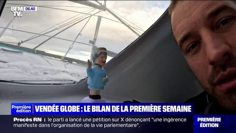 Vendée Globe: le britannique Sam Goodchild en tête du classement après une semaine de course