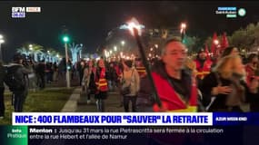 Nice: 400 personnes rassemblées vendredi soir contre la réforme des retraites