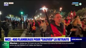 Nice: 400 personnes rassemblées vendredi soir contre la réforme des retraites