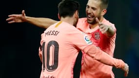 Lionel Messi et Jordi Alba
