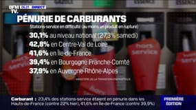 Pénurie de carburant: 30,1% des stations-services touchées au niveau national