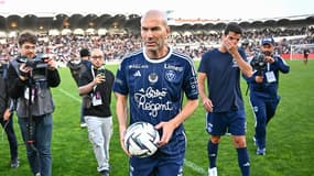 Zinedine Zidane à Bordeaux le 14 mai 2024